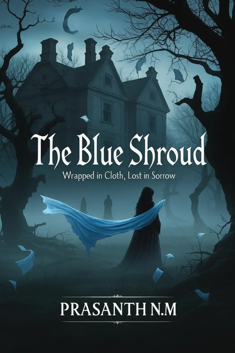 The Blue Shroud Wrapped in cloth lost in sorrow wp